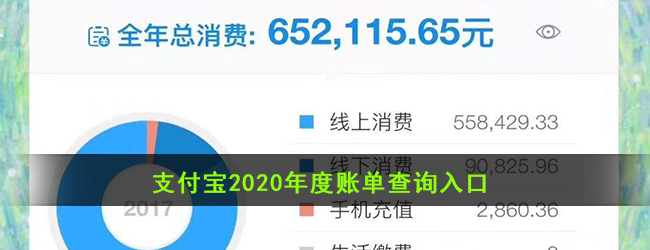 支付宝2020年度账单查询入口