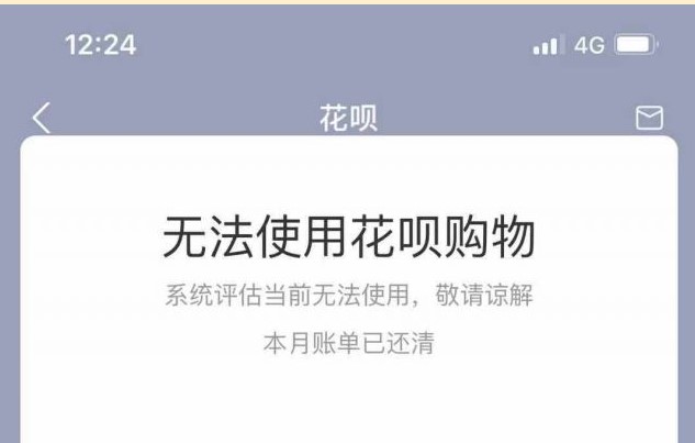 《支付宝》花呗无法使用购物情况介绍