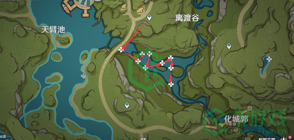 《原神》月莲采集路线介绍