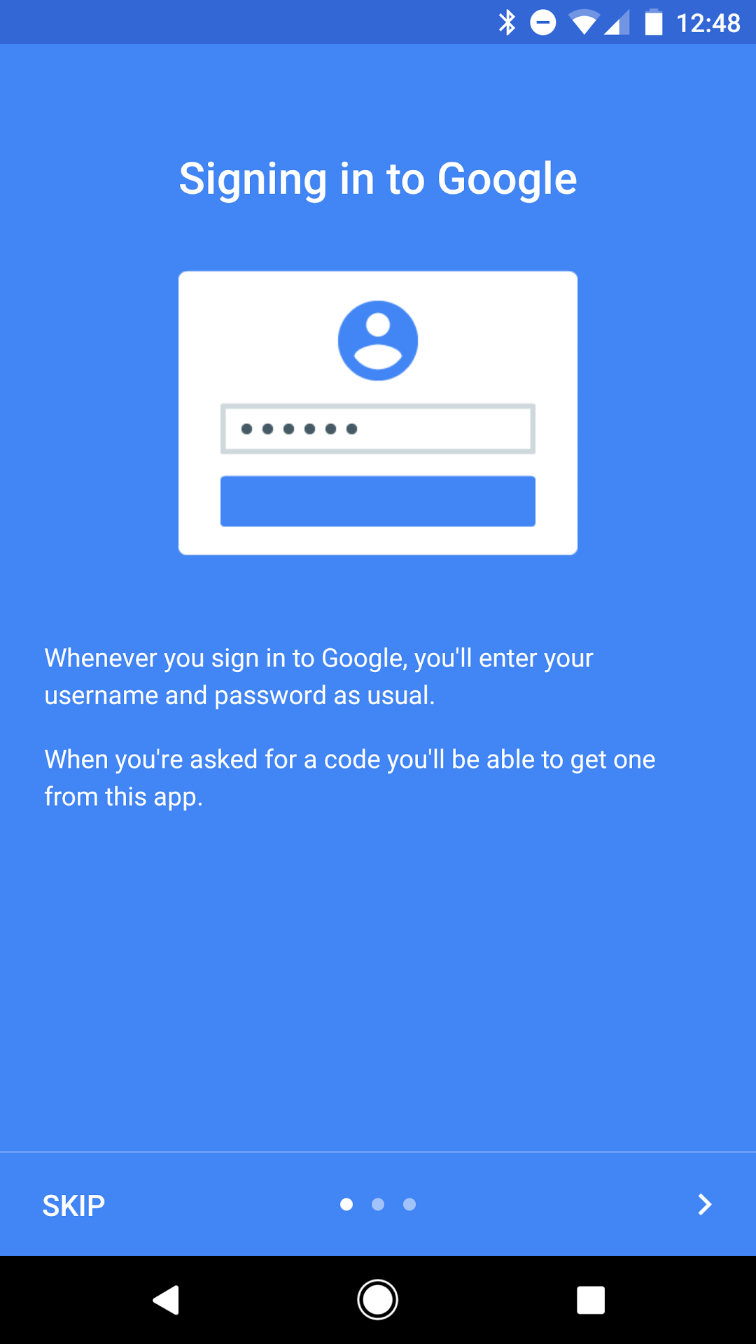 google authenticator