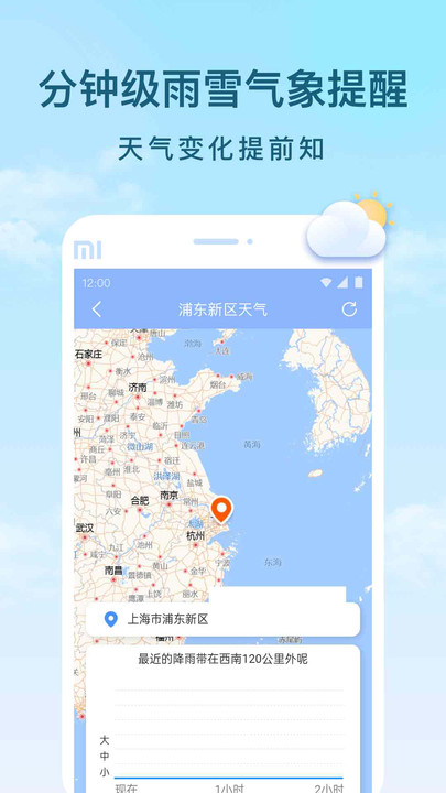 云间天气截图