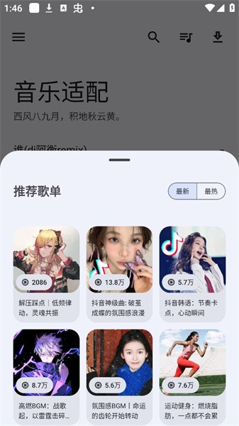 音乐适配最新版截图