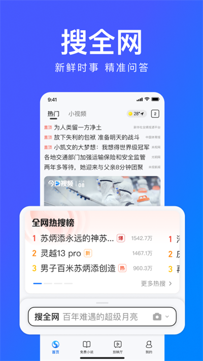 搜狗浏览器截图