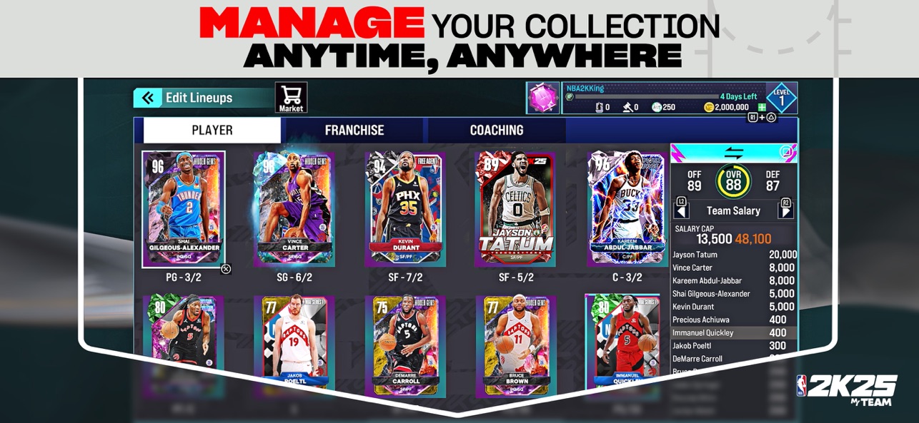 NBA 2K25myteam截图