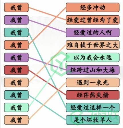 《汉字找茬王》我曾歌曲通关攻略介绍