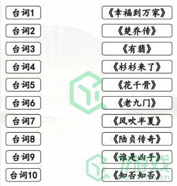 《汉字找茬王》闻声猜剧通关攻略介绍